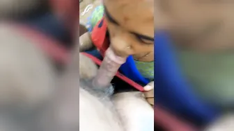 Desi Maid Gulping Owner's Thick Cum Down Her Throat