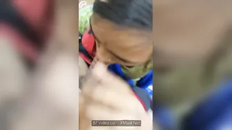 Desi Maid Gulping Owner's Thick Cum Down Her Throat