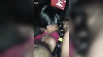 Desi Topless Gf Gulping Bf's Lund At Home Couch Blowie