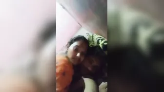 Desi Babe Kissing Passionately Riding Bf's Hard Desi Dick