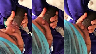 Desi Nurse Slurping Patient's Thick Lund In Hospital Bed