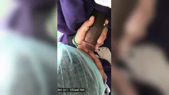 Desi Nurse Slurping Patient's Thick Lund In Hospital Bed