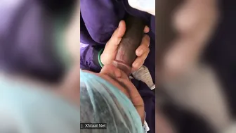 Desi Nurse Slurping Patient's Thick Lund In Hospital Bed