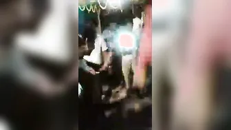 Desi Babe Shaking Topless In Skimpy Petticoat Dance Tease