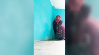 Hijabi Bangla Babe Bent Over Fucked Standing In Sari