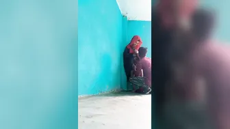 Hijabi Bangla Babe Bent Over Fucked Standing In Sari