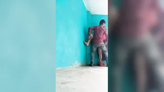 Hijabi Bangla Babe Bent Over Fucked Standing In Sari