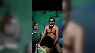 Mature Bd Uncle Pounding Young Maid On Kitchen Floor Hard