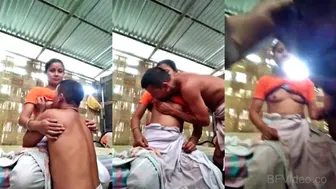 Assamese Bhabhi's Juicy Chuchi Sucked Wild By Devar On Cam