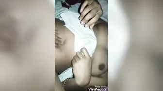 Desi Wife Slamming Shaved Pussy On Dick At Midnight