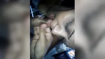Desi Patni Taking Hot Cum Facial Spray First Time Moaning Loud