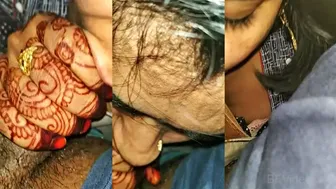 Chubby Housewife Slurping Hubby's Cum In Saree