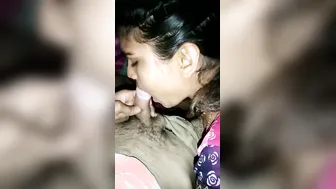 Desi Wife Gagging On Hubby's Throbbing Hard Dick