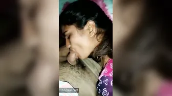 Desi Wife Gagging On Hubby's Throbbing Hard Dick