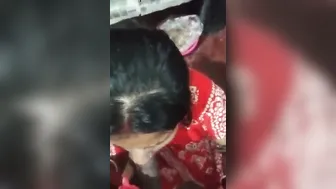 Cute Desi Wifey Deepthroating In Thin Nighty At Home