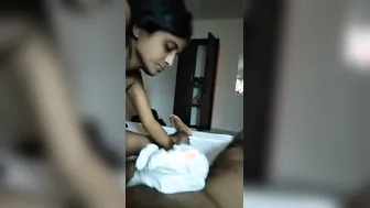 Dehati Wife Slurping Hubby's Thick Cock In Village Hut