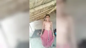 Mature Dehati Bhabhi Flashing Hairy Pussy And Ass