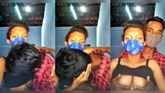 Skinny Indian Wifey Bouncing On Hubby's Cock On Cam