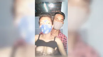 Skinny Indian Wifey Bouncing On Hubby's Cock On Cam