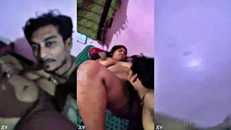 Hot Bhabhi Spreading Legs For Hubby's Tongue On Chut