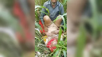 Muslim Babe Pounded Outdoors By Dirty Old Man