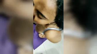 Tamil Bhabhi Gulping Hubby's Cumshot After Dal Roti Dinner