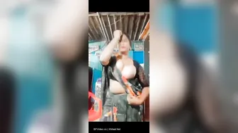 South Indian Big Boob Wifey Going Topless Teasing Nipples Viral