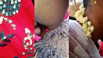 South Village Wife Spreading Hairy Pussy In Fields Exposure