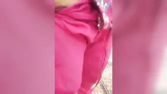 South Village Wife Spreading Hairy Pussy In Fields Exposure