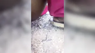South Village Wife Spreading Hairy Pussy In Fields Exposure
