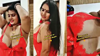 Busty Indian Wifey Twerking Ass Displaying Wet Chut Naughtiness