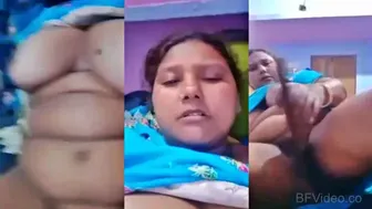 Busty Horny Wifey Fingering Chut While Begging For Lund Ride