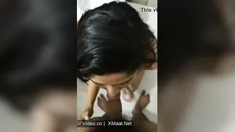 Cute Bhabhi Deepthroating Devar's Cock At Home Kitchen