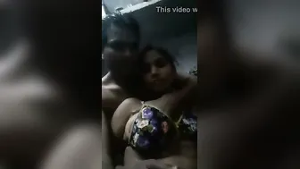 Bhabhi Boobs Pressed Hard By Devar In Mirror Selfie Fun