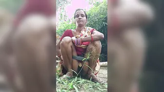 Odia Bhabhi Pissing Hot Stream Outdoors Naughty Selfie Video