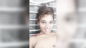 Busty Desi Bitch Horny Selfie Boobs Pussy Flash Tease