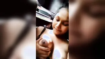 Hot Desi Babe Squeezing Oily Boobs Teasing For Hardcore Fuck