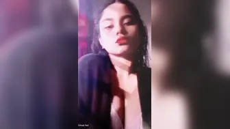 Mumbai Maal Topless Boobs Sway In Balcony Viral Tease