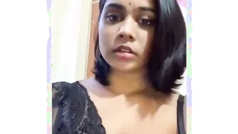 Bhabhi Stripping Sheer Saree Slow Tease On Phone Mms
