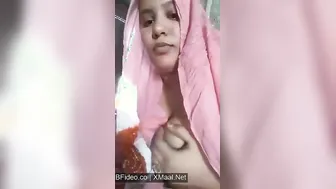 Busty Desi Milf Wife Flaunting Massive Boobs At Home