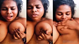 Super Busty Wifey Shaking Jugs Wild In Kitchen Chudai Tease