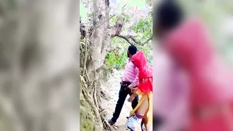 Desi Lovers Caught Fucking Hardcore Outdoors Leaked Mms