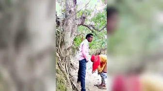 Desi Lovers Caught Fucking Hardcore Outdoors Leaked Mms