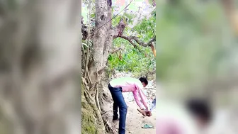 Desi Lovers Caught Fucking Hardcore Outdoors Leaked Mms