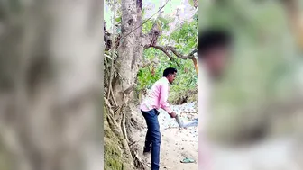 Desi Lovers Caught Fucking Hardcore Outdoors Leaked Mms