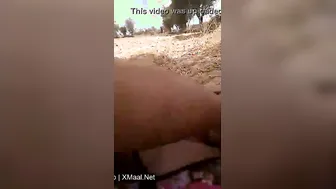 Village Babe Spreading Legs For Pink Choot Show Outdoors