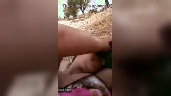 Village Babe Spreading Legs For Pink Choot Show Outdoors