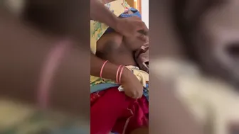 Chennai Maid Aunty Boobs Squeezed Nude Saree Walk