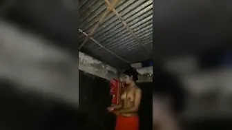 Dehati Wifey Solo Nude Bath Mms From Mud Hut Leaked