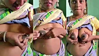 Bhabhi Squeezing Milky Boobs Nude Viral Desi Home Show